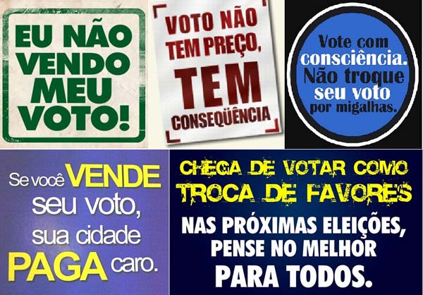 Resultado de imagem para voto nÃ£o tem preÃ§o tem consequencia