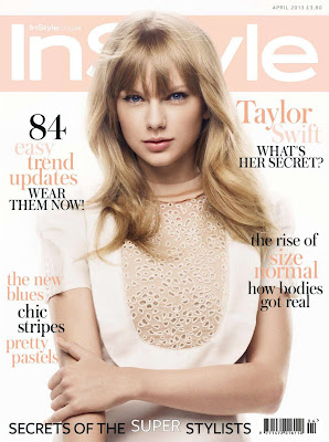 Taylor Swift InStyle UK Magazine Covers April 2013