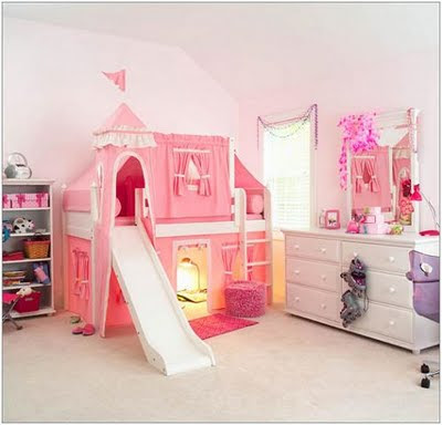 Pink Bunk Beds for Girls