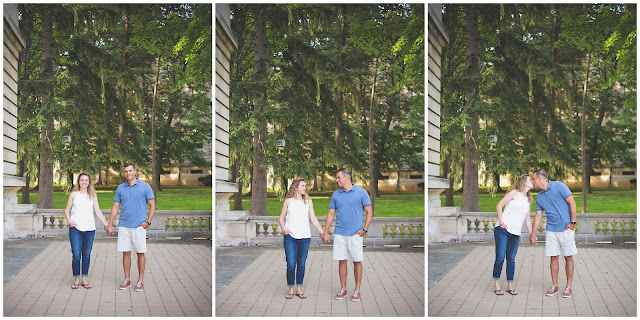 engagement session at St. Mary-of-the-Woods College