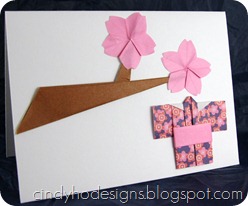 cherry blossom, kimono card- traditional (3)