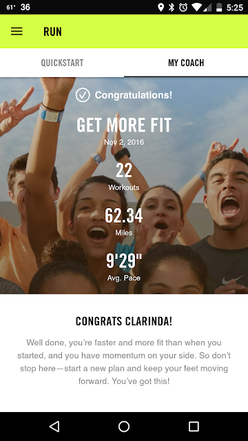 Get More Fit Nike+ training program