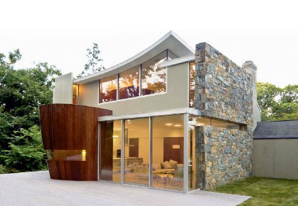 Colonial Brick House Style,New Contemporary Burling Court 