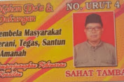 Mohon Dukungan Doa Dan Penjeblosan Suara ke Nomor Pasangam Calon Sahat Tamba 