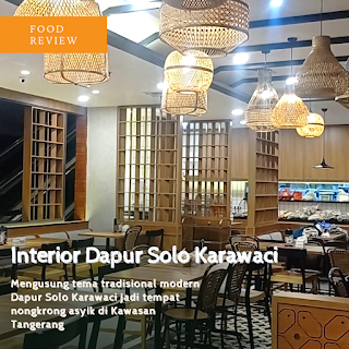 Interior Dapur Solo Karawaci