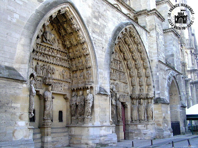 REIMS (51) - Cathédrale Notre-Dame (Extérieur - Bas-côté nord)