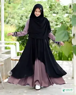 Abaya Iranian Burka Designs - Foreign Burka Designs 2023 - Saudi Burka Designs - Dubai Burka Designs - dubai borka collection - NeotericIT.com - Image no 9