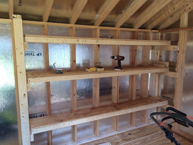 DIY Storage Shelving for Our Shed DIY Danielle
