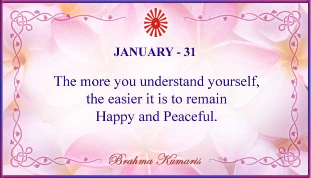 Thought For The Day January 31