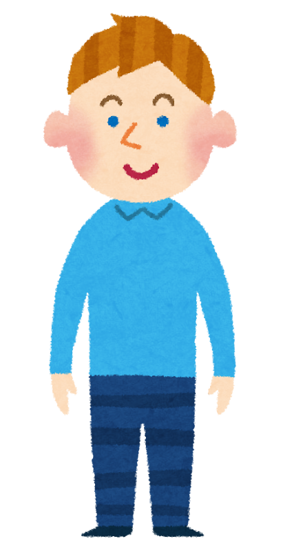 白人男性のイラスト かわいいフリー素材集 いらすとや