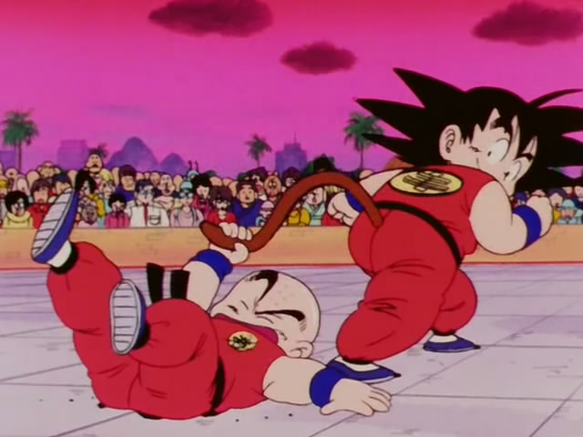 Dragon Ball ep 96 - Say It Isn't So, Goku! Kuririn's Great Strategy