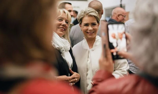 Grand Duke Henri and Grand Duchess Maria Teresa of Luxembourg attended the opening of the exhibition Moving Lusitalia