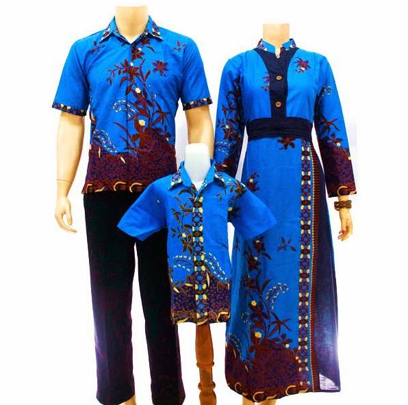 10 Model Baju Batik Sarimbit Keluarga  Modis Elegan 2021