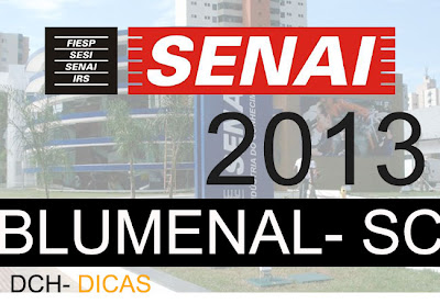 CURSOS SENAI BLUMENAL 2013