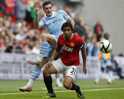 Rafael da Silva Manchester United v Manchester City Community Shield