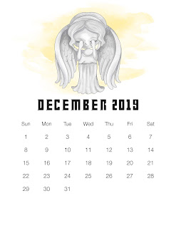 Calendario 2019 de Dr. Who para Imprimir Gratis. 