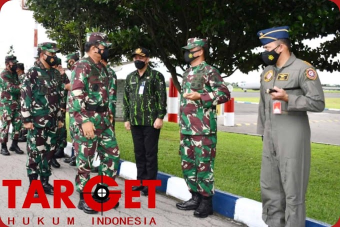 Danrem 081/DSJ Sambut Panglima TNI di Lanud Iswahjudi Magetan 