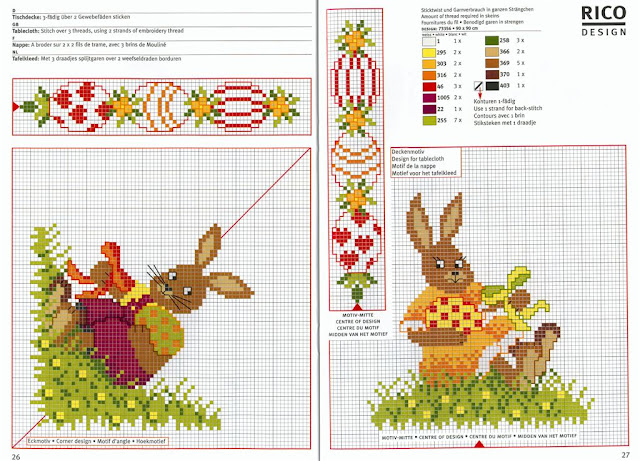 Rico Design - graficos ponto cruz para Páscoa