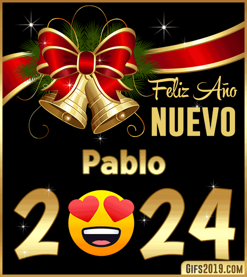 Feliz año nuevo 2024 Pablo