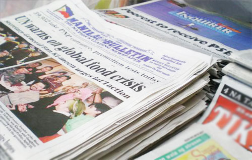 List of Published Newspaper in Manila Daily