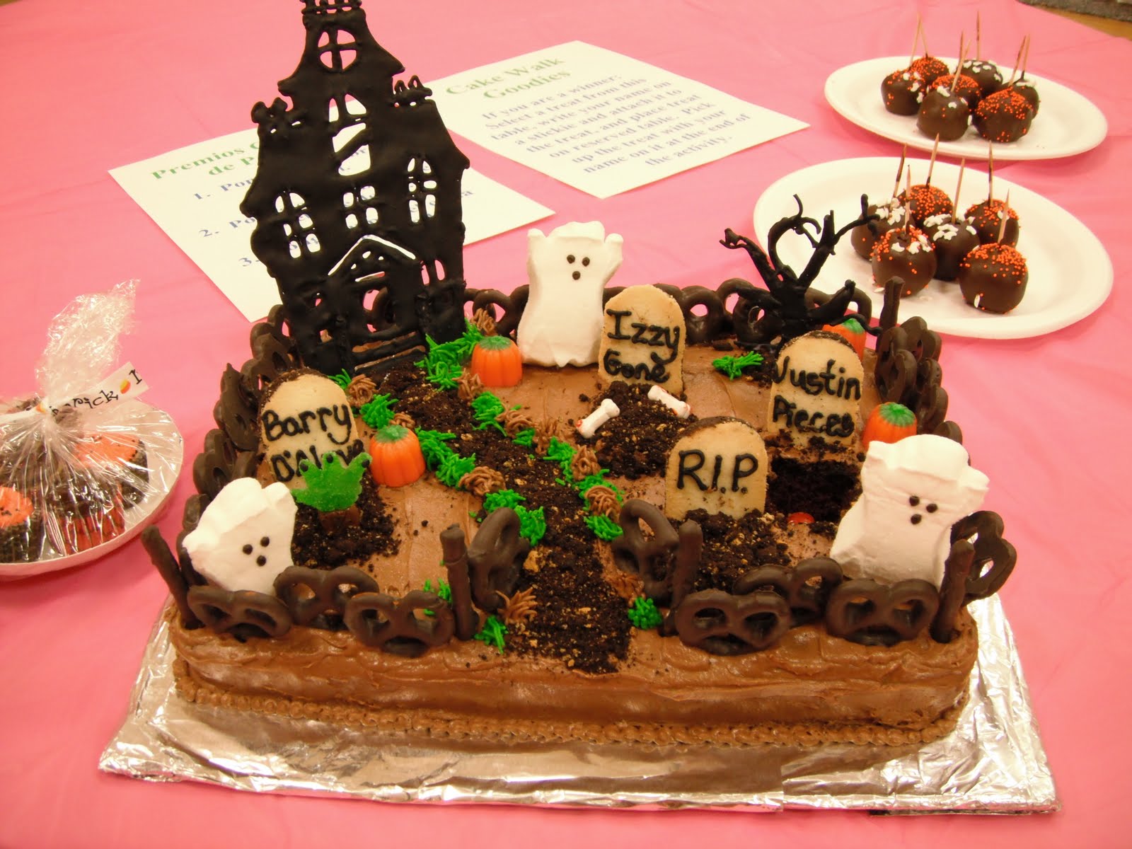 halloween zombie cakes Happy Halloween!