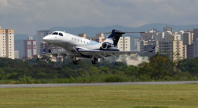 Embraer Legacy 500 During Takeoff