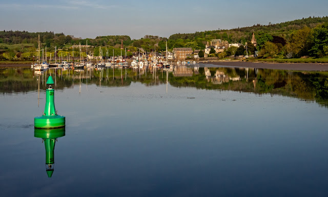 Photo of our arrival at Kirkcudbright