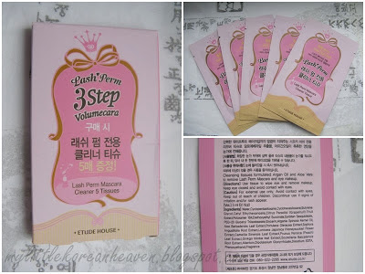 Etude House: Lash Perm Mascara Cleaner Tissues