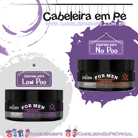 Pomadas Modeladoras Efeito Brilho (Low Poo) e Efeito Mate (No Poo) - Origem