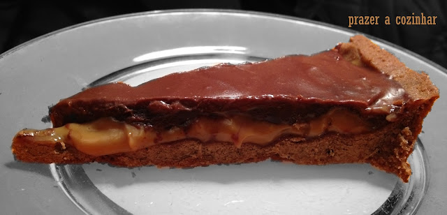 prazer a cozinhar - tarte de chocolate com leite condensado