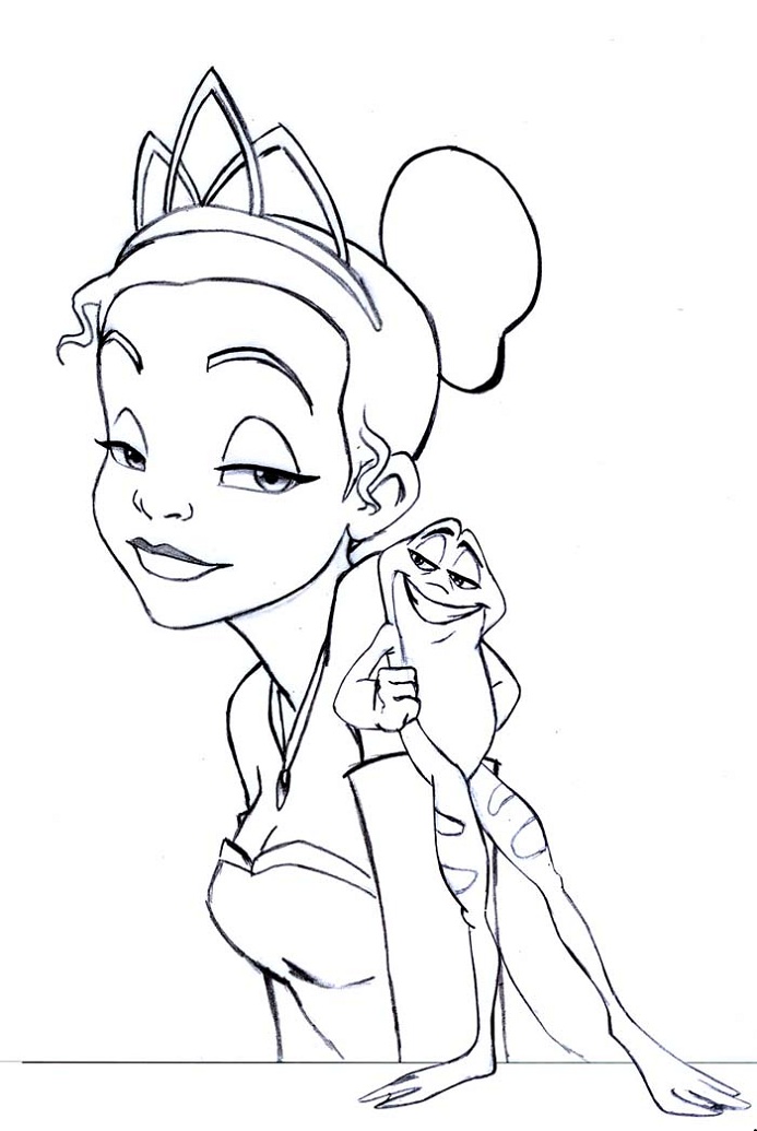 Princess Printable Coloring Pages 3