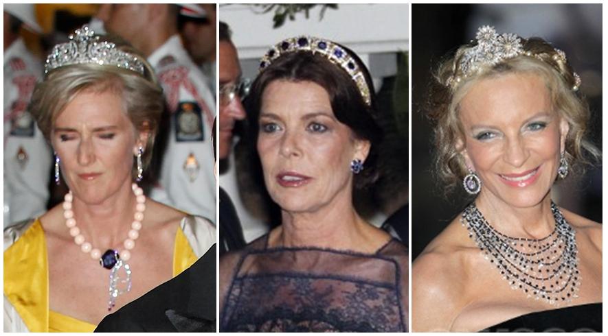  tributes to their own bridal days by wearing her wedding tiara