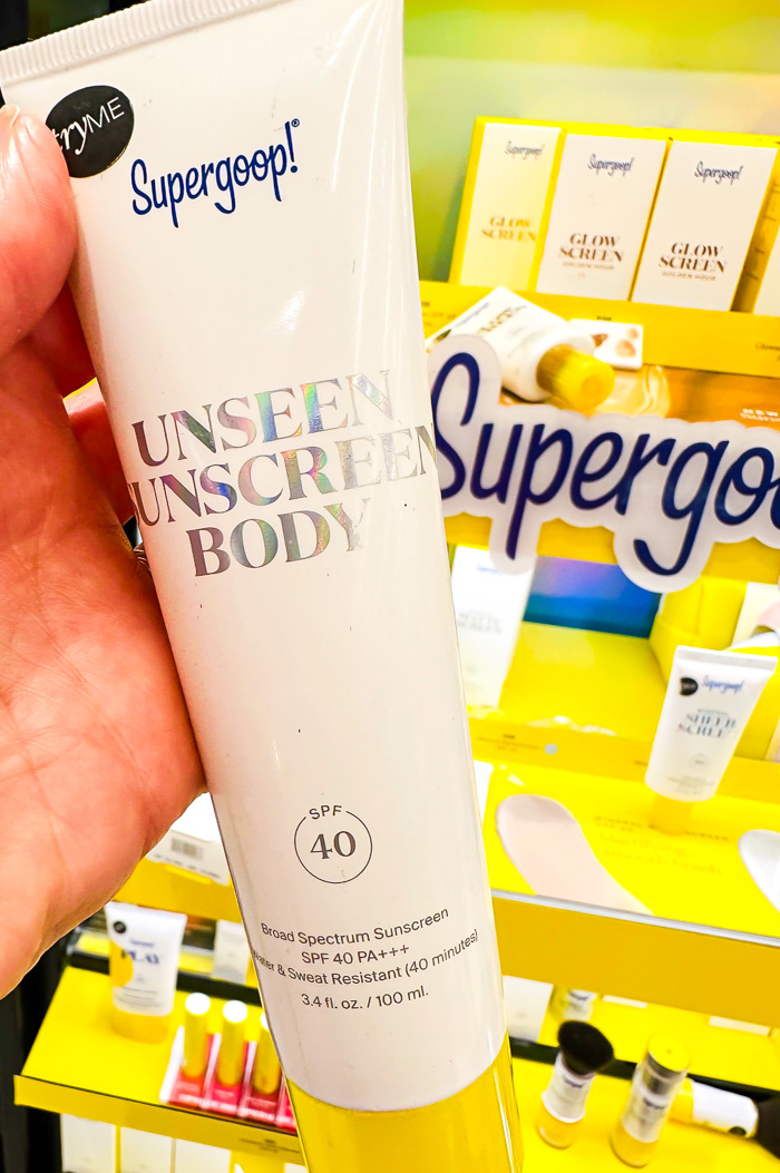 Supergoop!® Unseen Sunscreen for Body. Tester in Sephora