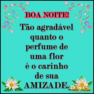 Tão agradável quanto o  perfume de uma flor é o carinho de sua  AMIZADE.