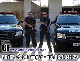 concursos - edital concurso Polícia Civil SP - PC-SP 2013 - 400x300