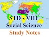 Social Science Study Notes - STD 8