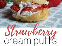 Strawberry Cream Puffs