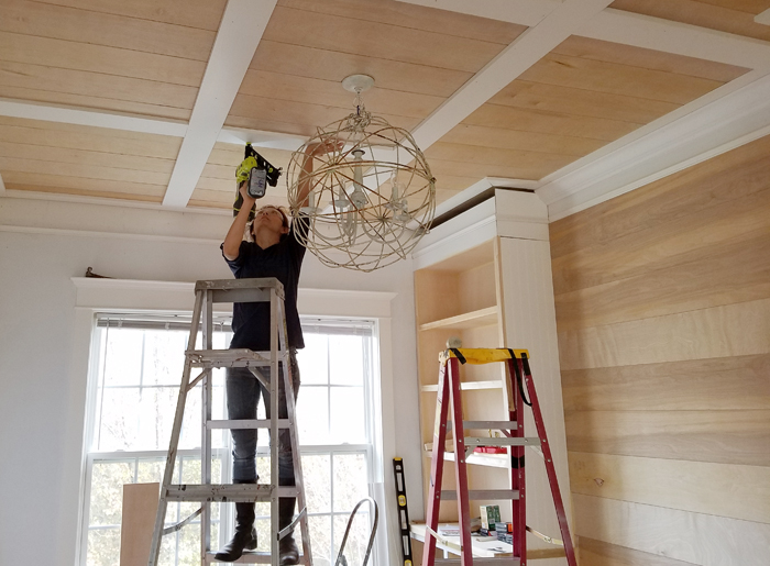 DIY - Rustic Coffered Ceiling and Ryobi Tools Giveaway ...