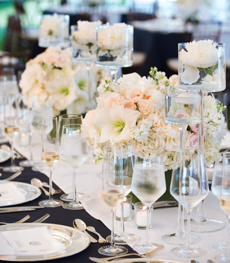 Peony Wedding Centerpieces