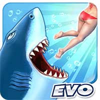 Hungry Shark Evolution 5.6.0 Apk + Mod(Coins,Gems,1 hit Kill,God Mode,Unlock) + Mega Mod