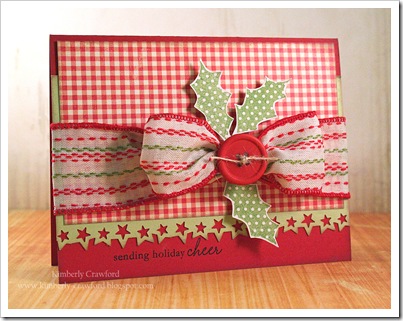 Sending Holiday Cheer Holly Leaves