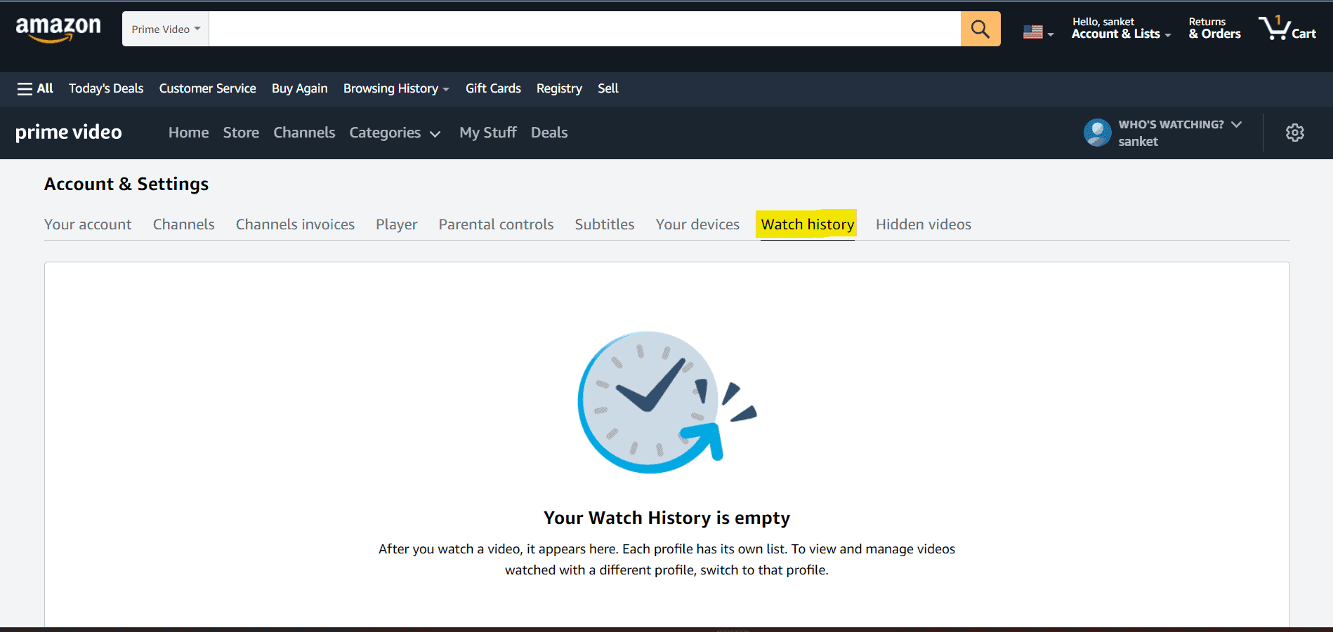 Rate movie amazon prime - Watch history