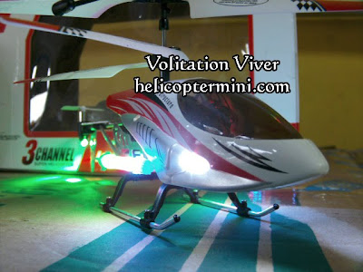 Volitation Viper Gyro 3ch Rc helicopter remote