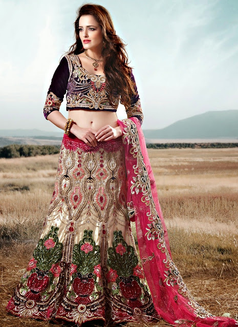 Latest Stylish Embroidery Wedding Lehenga