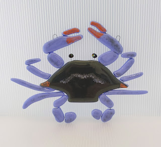 Fused Glass Crab