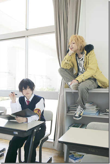 katekyo hitman reborn! cosplay - hibari kyoya and dino chiavarone