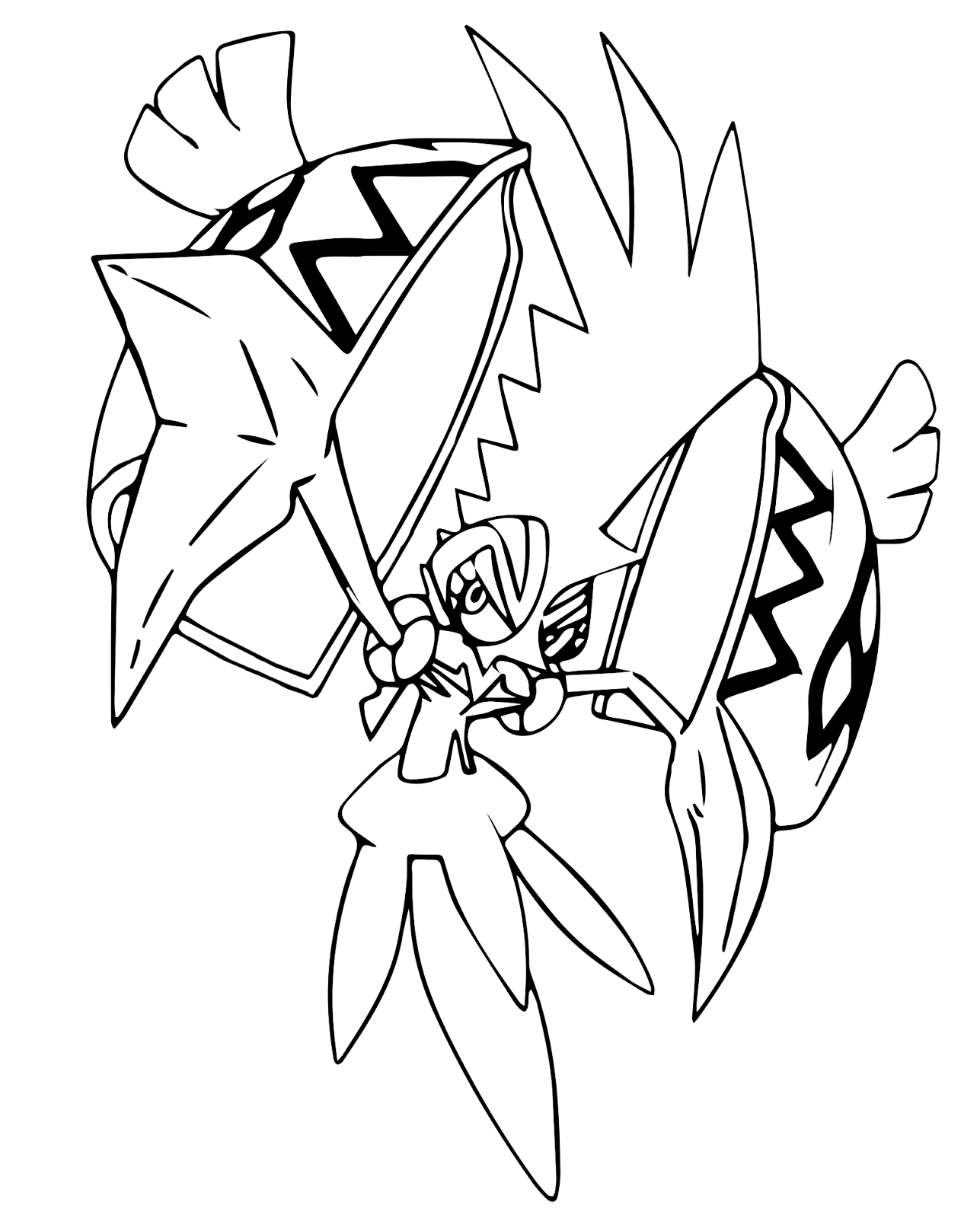 Tapu Koko Coloring Pages Coloring Pages