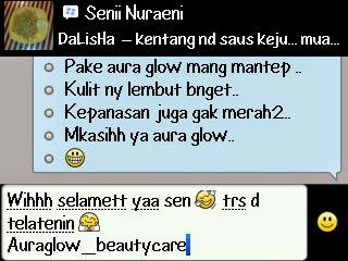 Testimoni Aura Glow Cream BPOM Paket Normal