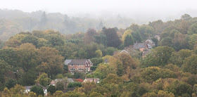 Marden's Hill from Church Hill car park, Ashdown Forest, 24 October 2017.