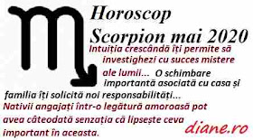 Horoscop mai 2020 Scorpion 